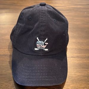Vineyard Vines kids Hockey Whale Hat - Navy
